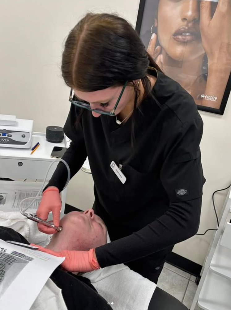 Before facial treatment - Independence KY esthetician